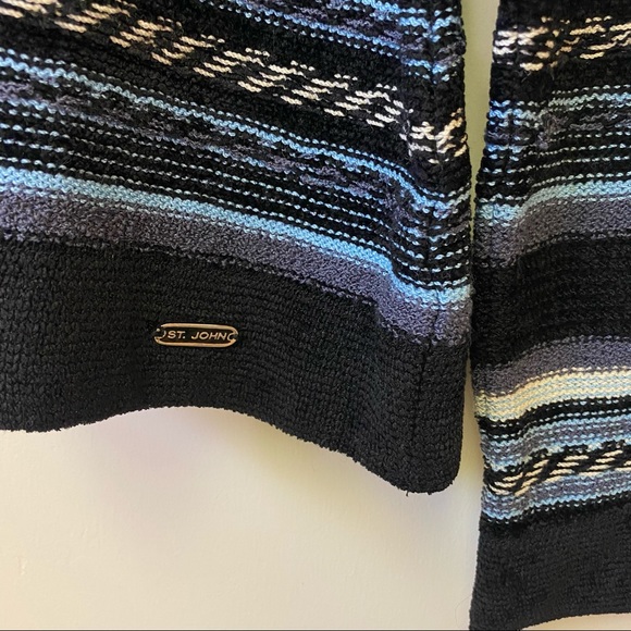 ST JOHN Sport Marie Gray mock turtleneck sweater - Picture 2 of 8